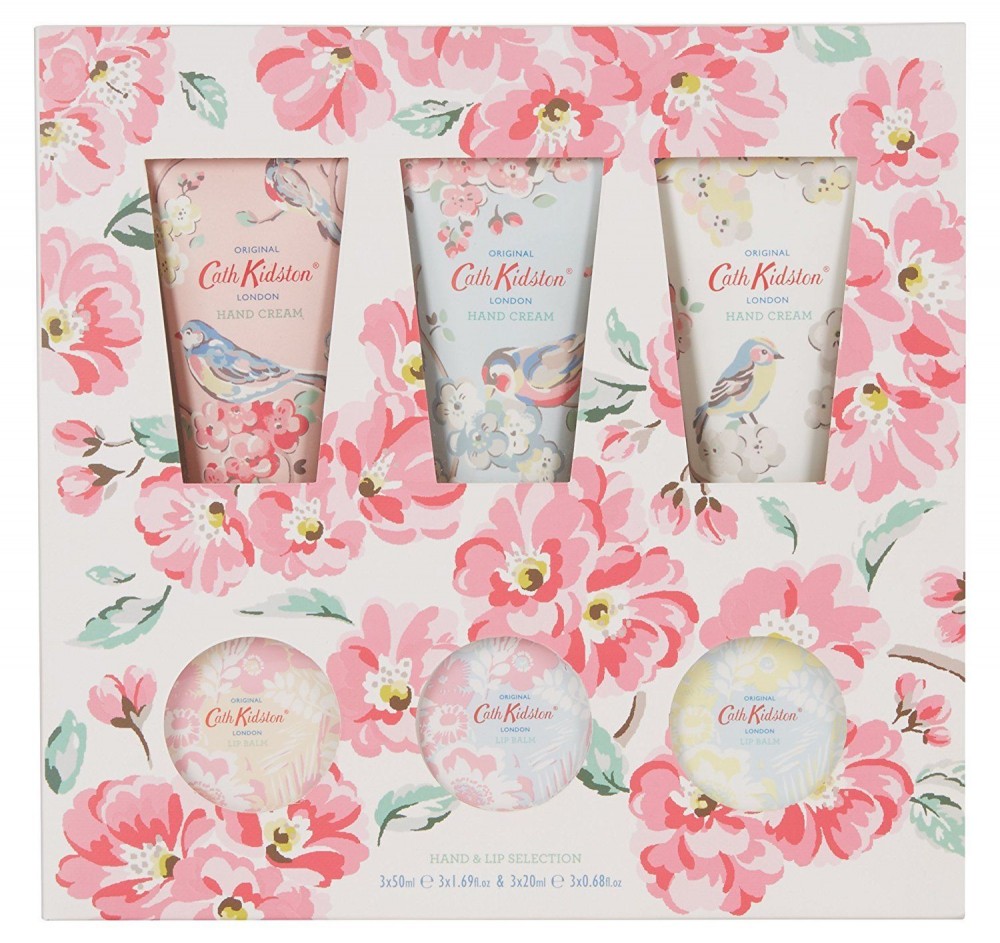 Cath Kidston - 6 Assorted Blossom Birds Hand & Lip Care Gift Set
