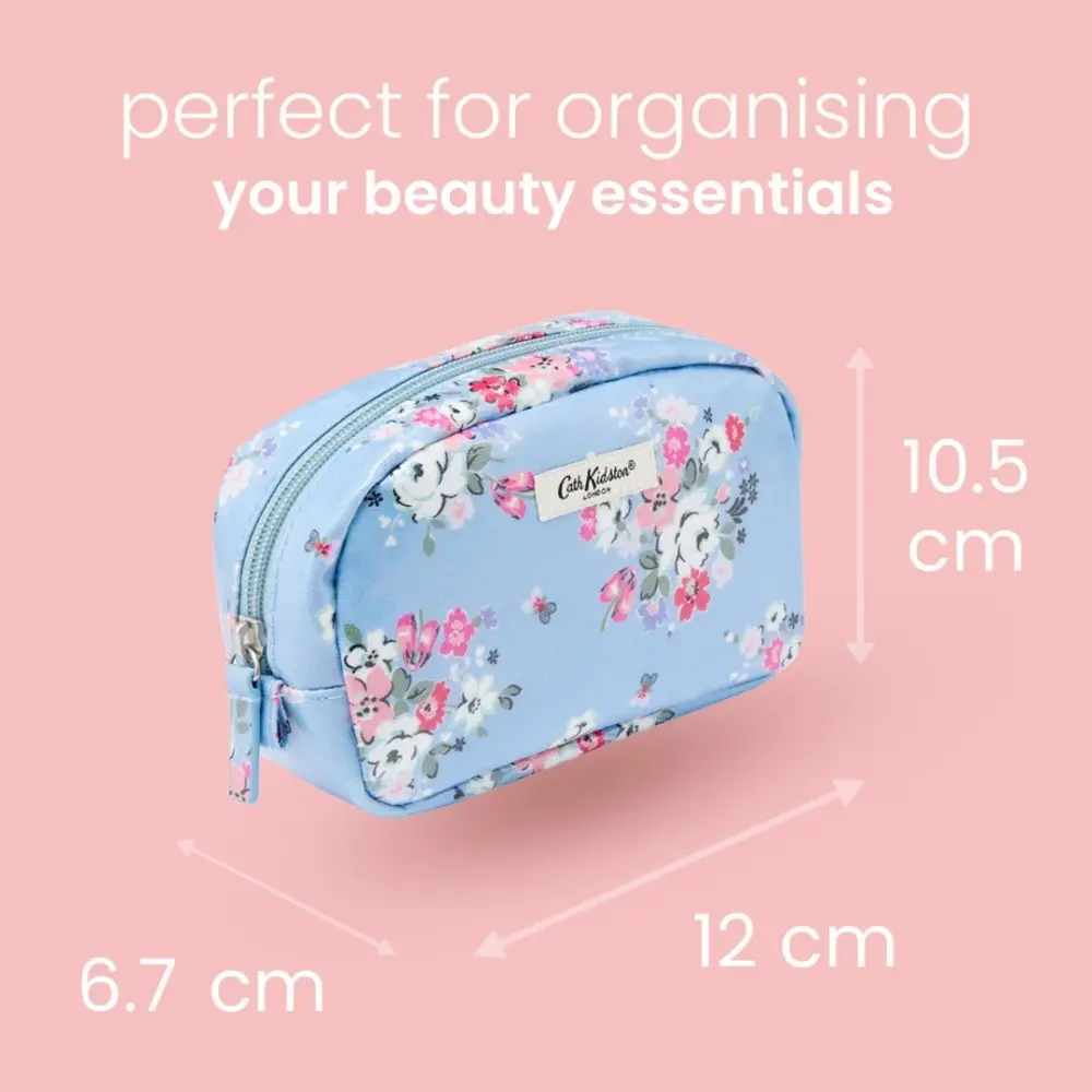 Cath Kidston - Clifton Rose Make Up Bag with Pocket Mirror - Image 3