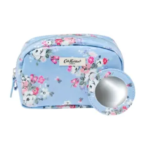 Cath Kidston - Clifton Rose Make Up Bag with Pocket Mirror