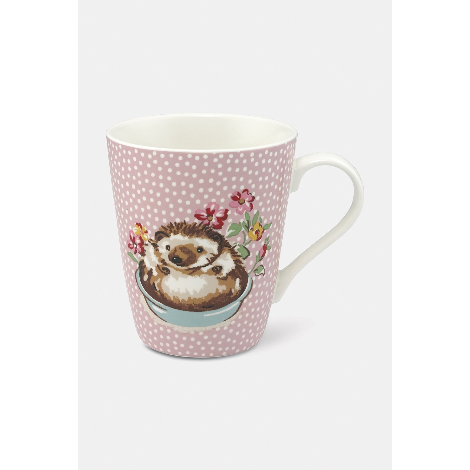 Cath Kidston Gardener's Club Pink Hedgehog Stanley Mug