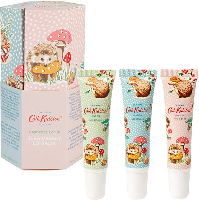 Cath Kidston - Gardeners Club Woodland Travel Lip Balm Trio Gift Set
