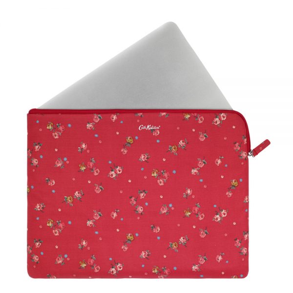 Cath Kidston Wimbourne Ditsy Rose Red 13 Inch Laptop Sleeve - Image 2