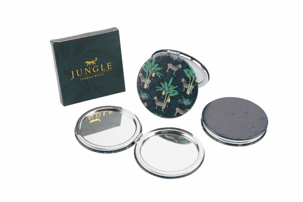 Jungle Zebra Compact Mirror