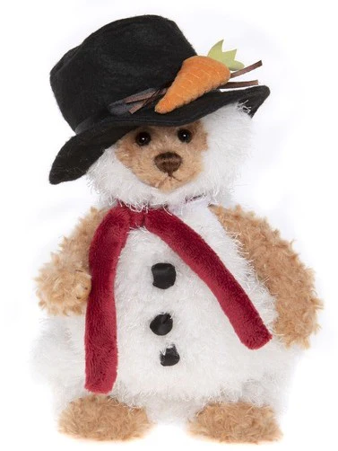 Frosty Snowman Bear, 25cm – Charlie Bears Plush CB235327O - Image 2