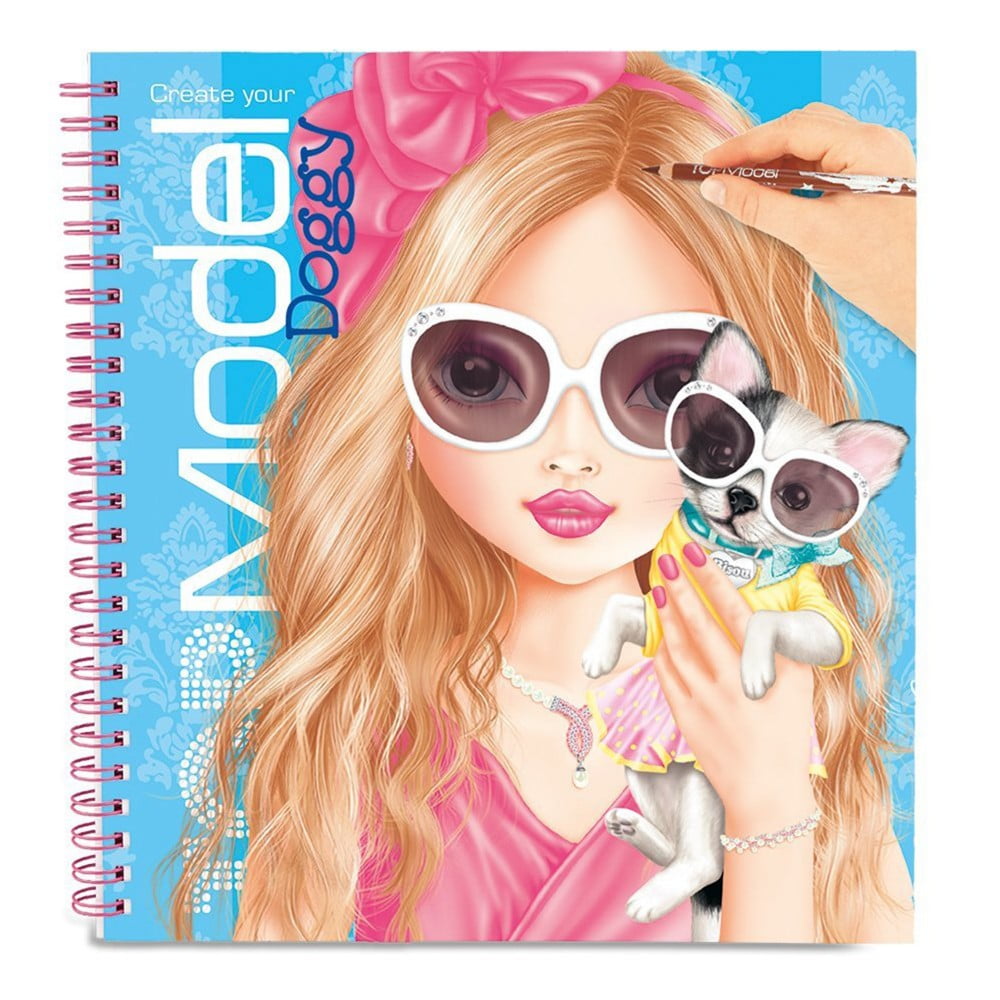 Top Model Create Your Doggy Colouring Book - Depesche