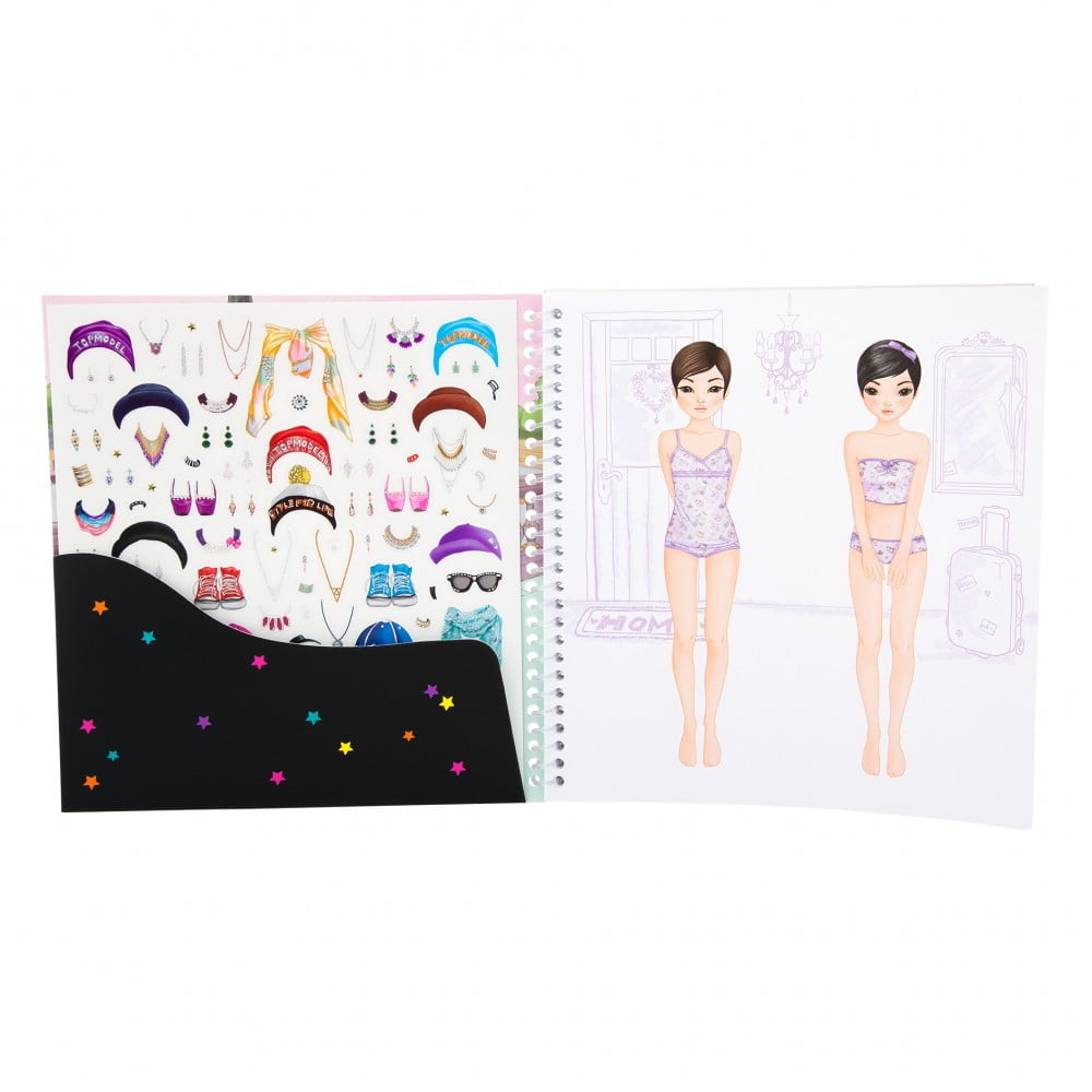 Top Model Dress Me Up Sticker Book - Depesche - Image 2
