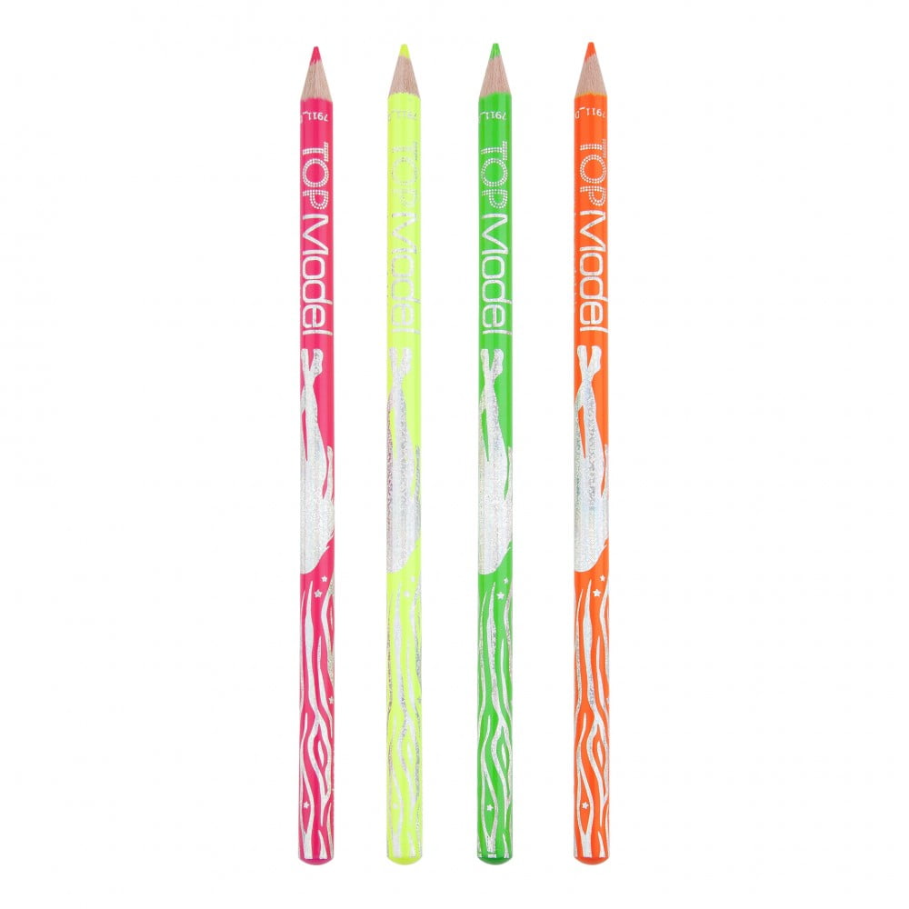 Top Model Neon Colouring Pencils - Depesche - Image 2