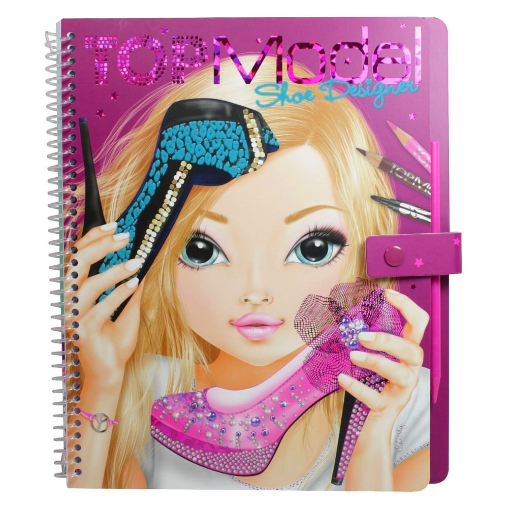 Top Model Shoe Designer Colouring Book - Depesche