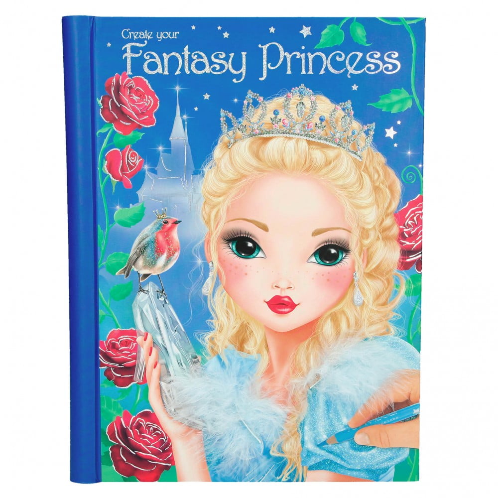 TOP Model Create your Fantasy Princess Colouring Book - Depesche