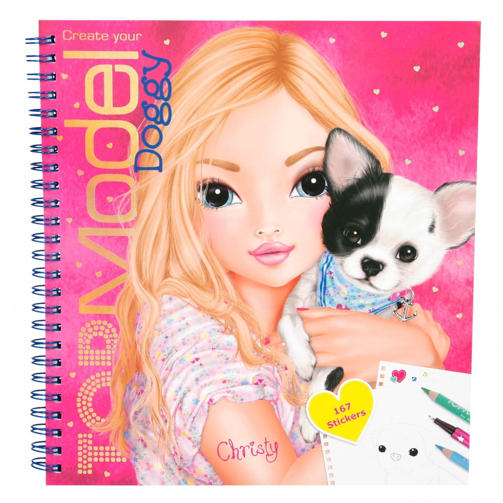 Create Your TOP Model Doggy Colouring Book - Depesche