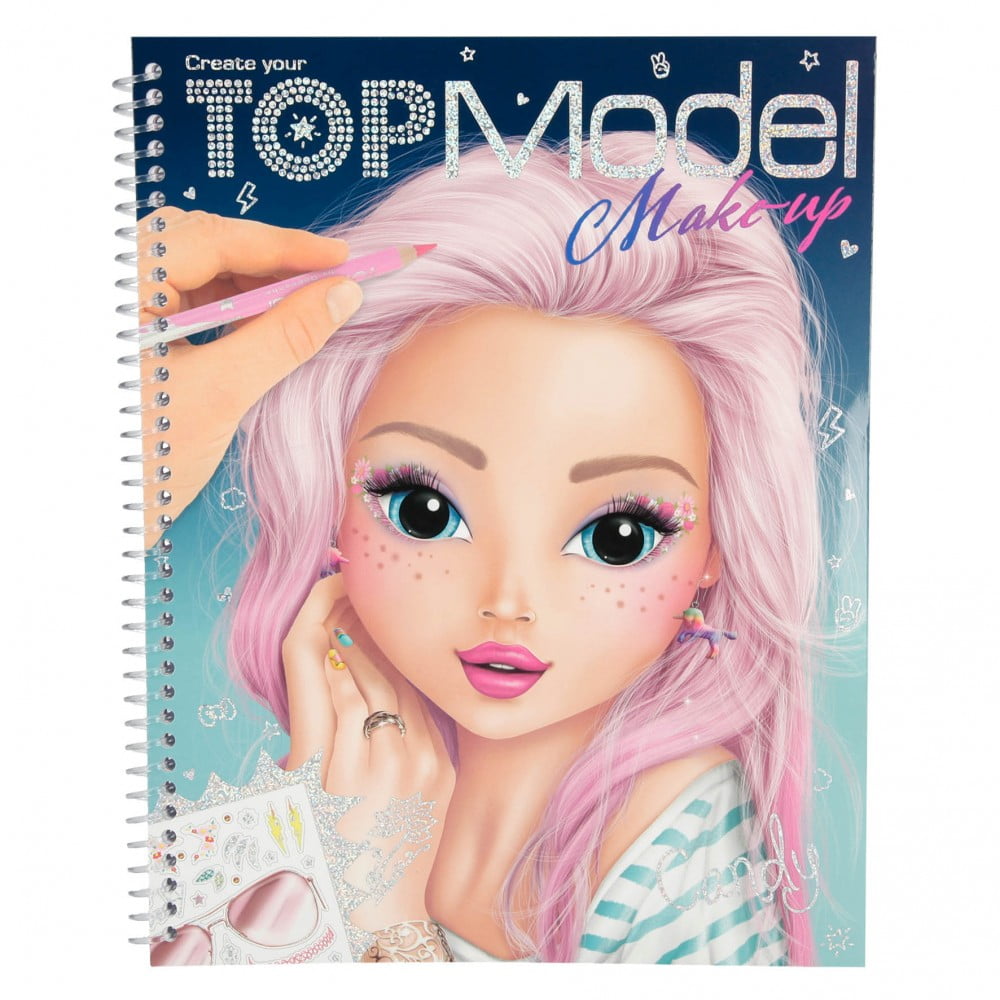 Create Your Top Model Makeup Colouring Book - Depesche