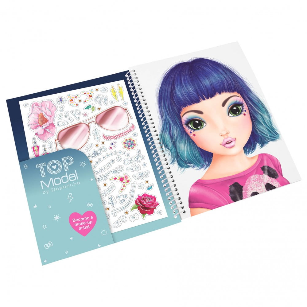 Create Your Top Model Makeup Colouring Book - Depesche - Image 2