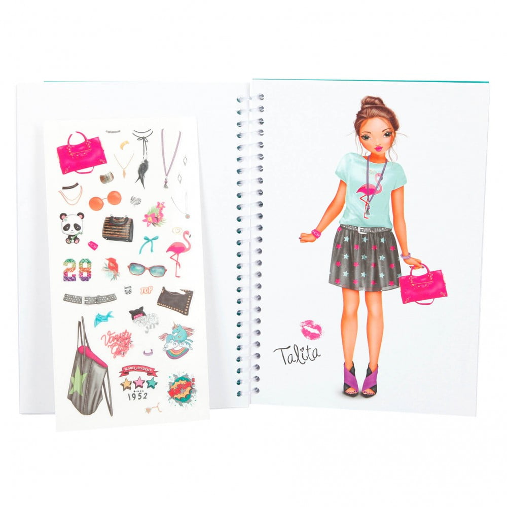 Pocket TOP Model 3D Colouring Book (Candy 7657-I) - Depesche - Image 2