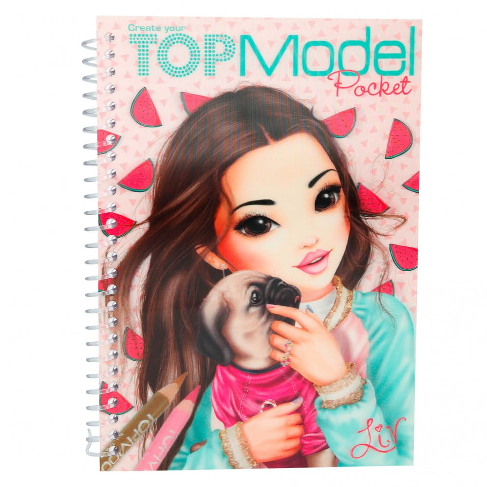 Pocket TOP Model 3D Colouring Book (Liv 7657-H) - Depesche