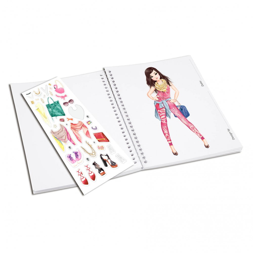 Pocket TOP Model 3D Colouring Book (Candy 7657-I) - Depesche - Image 3