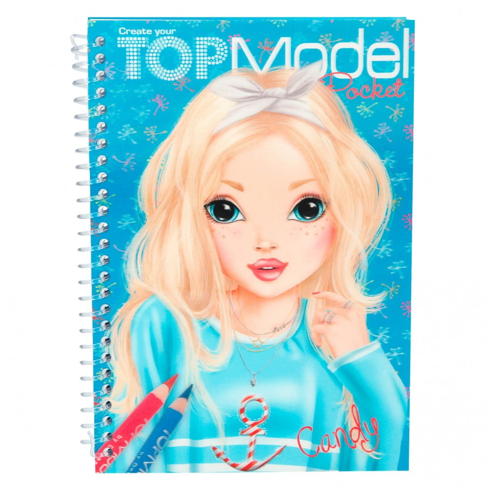 Pocket TOP Model 3D Colouring Book (Candy 7857-H) - Depesche