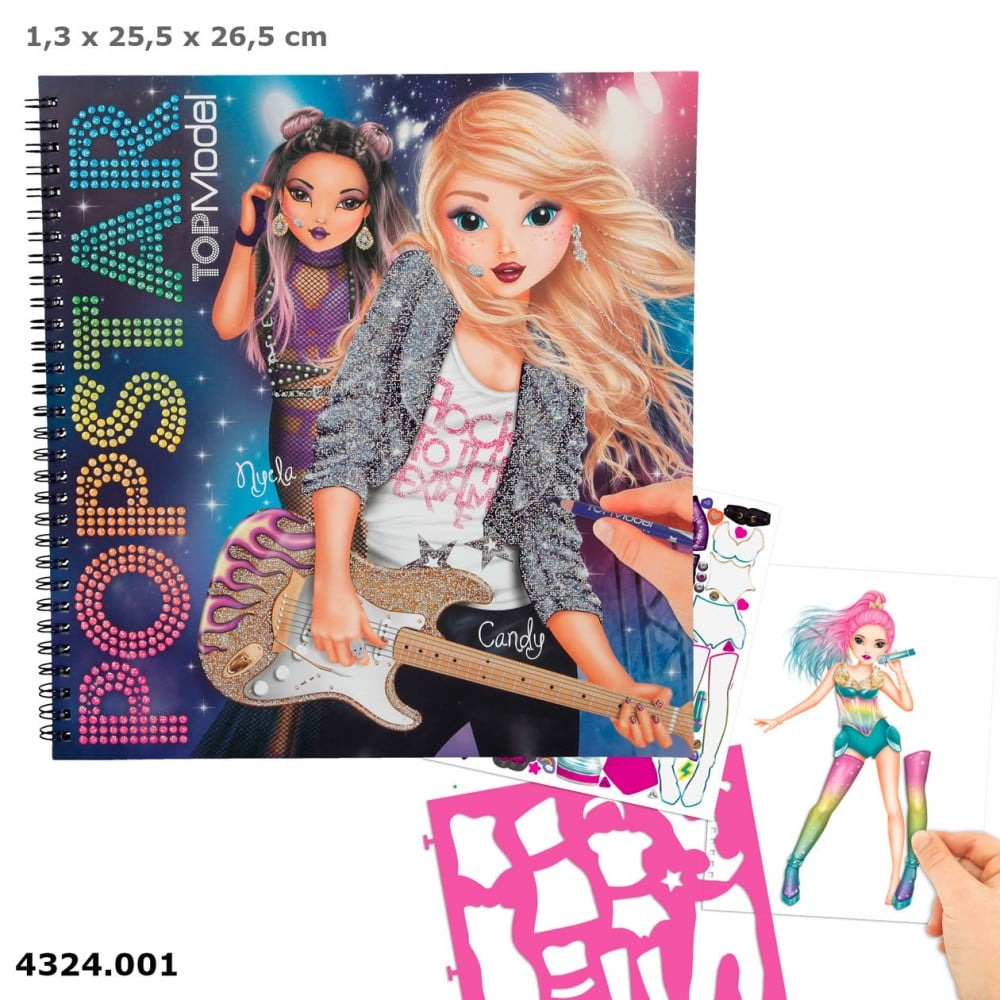 TOP Model POPSTAR Colouring Book - Depesche