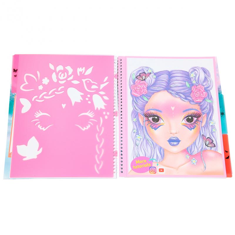 Create Your TOP Model Fantasy Face Colouring Book 11240 - Depesche - Image 4