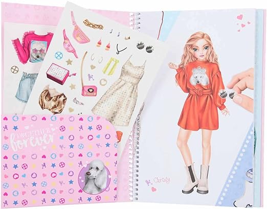 TOP Model Dress Me Up Colouring Book 11913_A - Depesche - Image 2