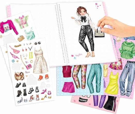 TOP Model Dress Me Up Colouring Book 11913_A - Depesche - Image 3