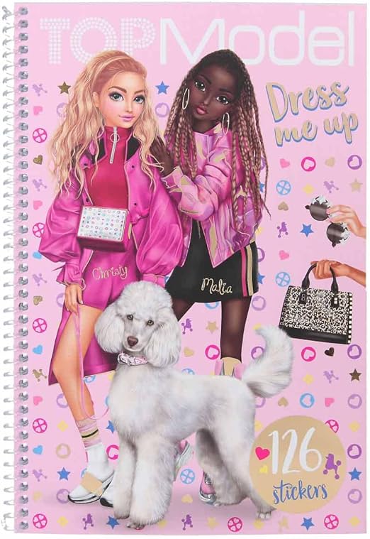 TOP Model Dress Me Up Colouring Book 11913_A - Depesche