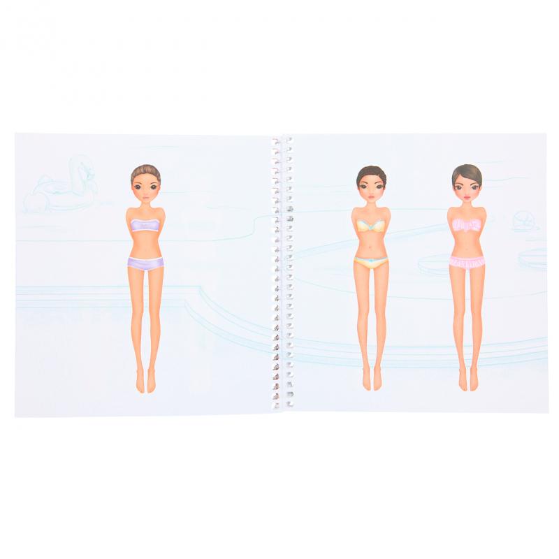 TOP Model Dress Me Up Sticker Colouring Book 10452 - Depesche - Image 6