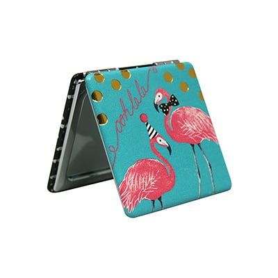 Disaster Designs Candy Pop Flamingo Compact Mirror
