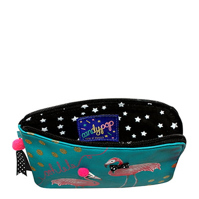 Candy Pop Flamingo Zip Pouch - Disaster Designs - Image 2