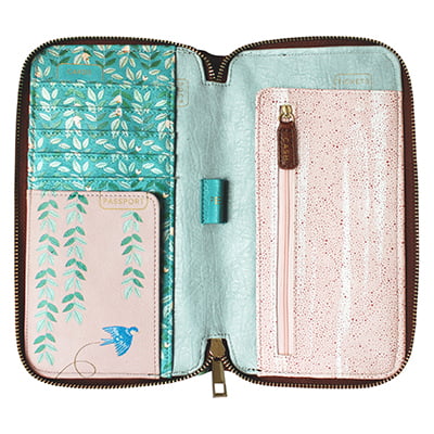 Secret Garden Bird Travel Wallet - Disaster Designs - Image 2