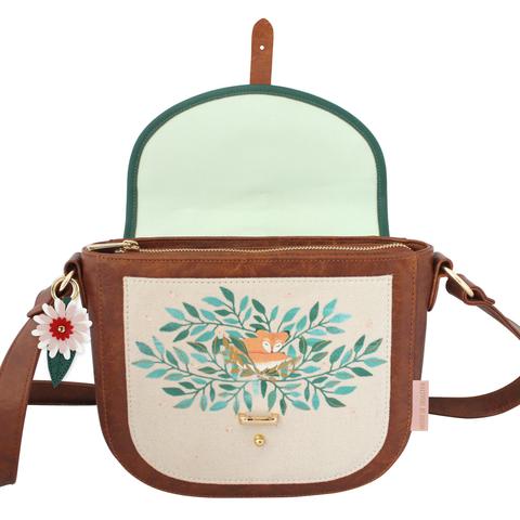 Secret Garden Fox Saddle Bag with Floral Design - Disaster Designs - Image 2