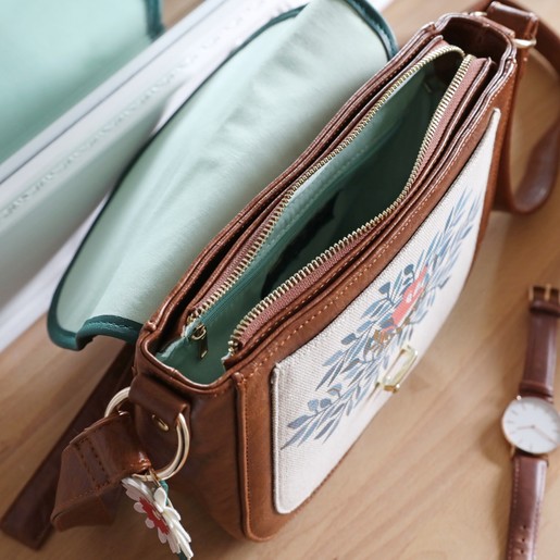 Secret Garden Fox Saddle Bag with Floral Design - Disaster Designs - Image 5