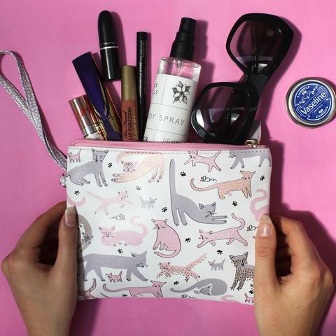 Over The Moon Cat Pouch Bag with Strap - Disaster Designs - Image 4