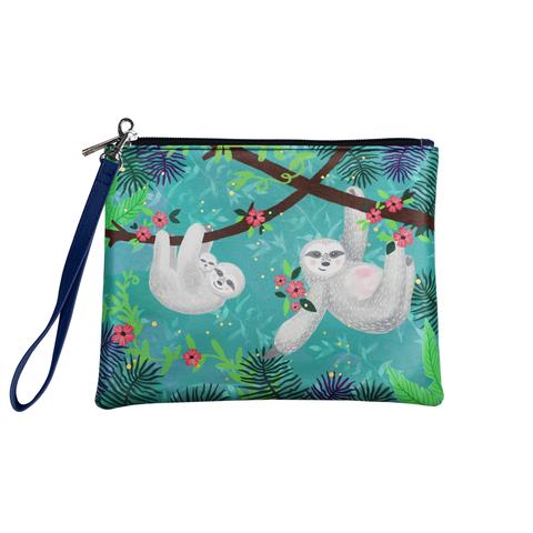 Over The Moon Sloth Pouch Bag with Strap - Disaster Designs - Image 5