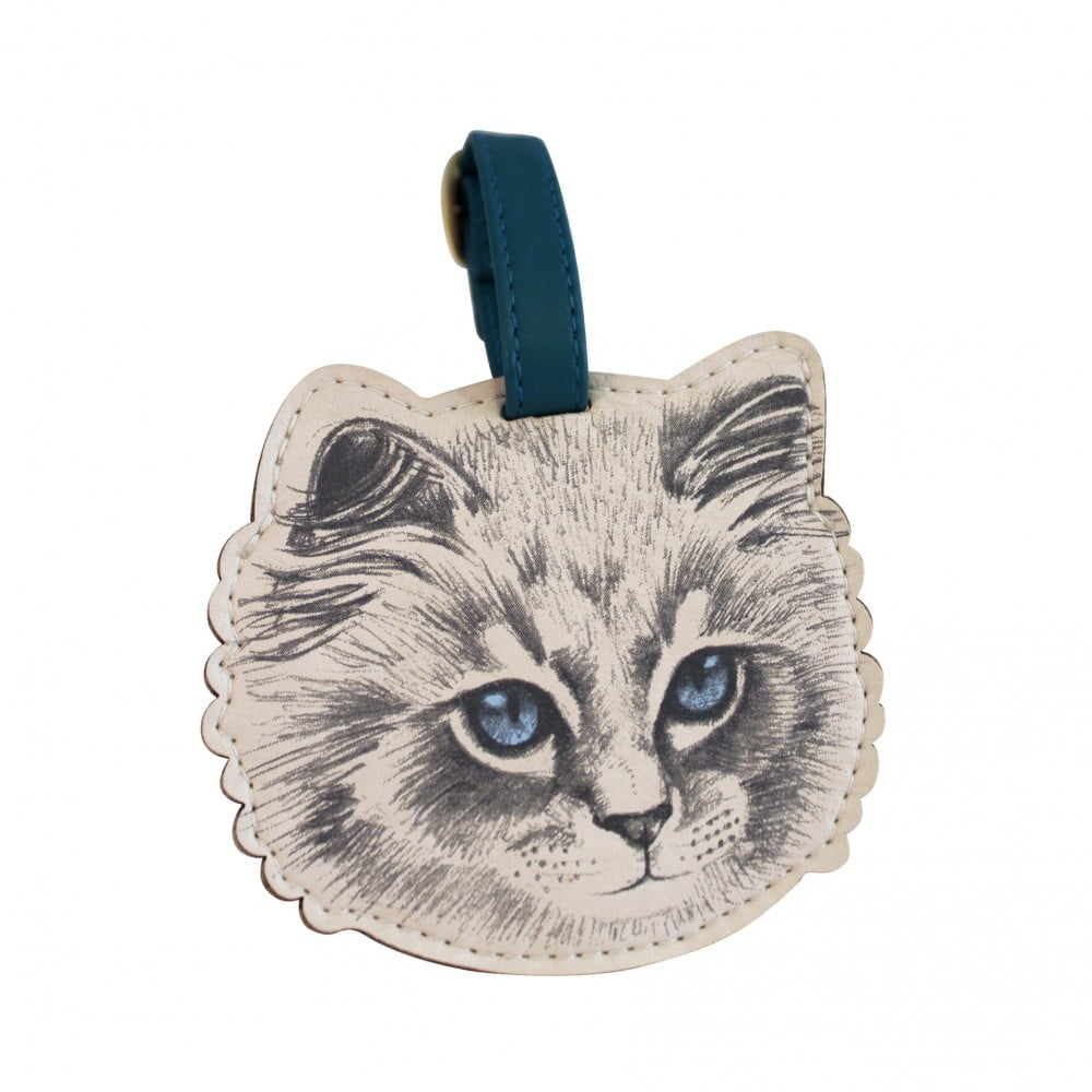 Meow Luggage Tag - Disaster Designs