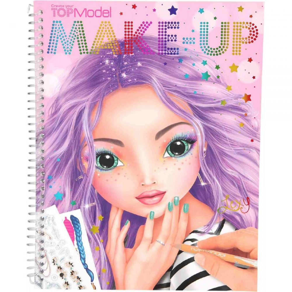Create Your Top Model Makeup Colouring Book 10199 - Depesche