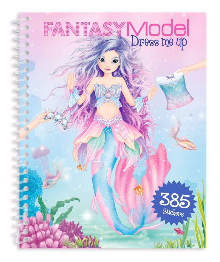Fantasy TOP Model Dress Me Up Sticker Colouring Book 10445 - Depesche