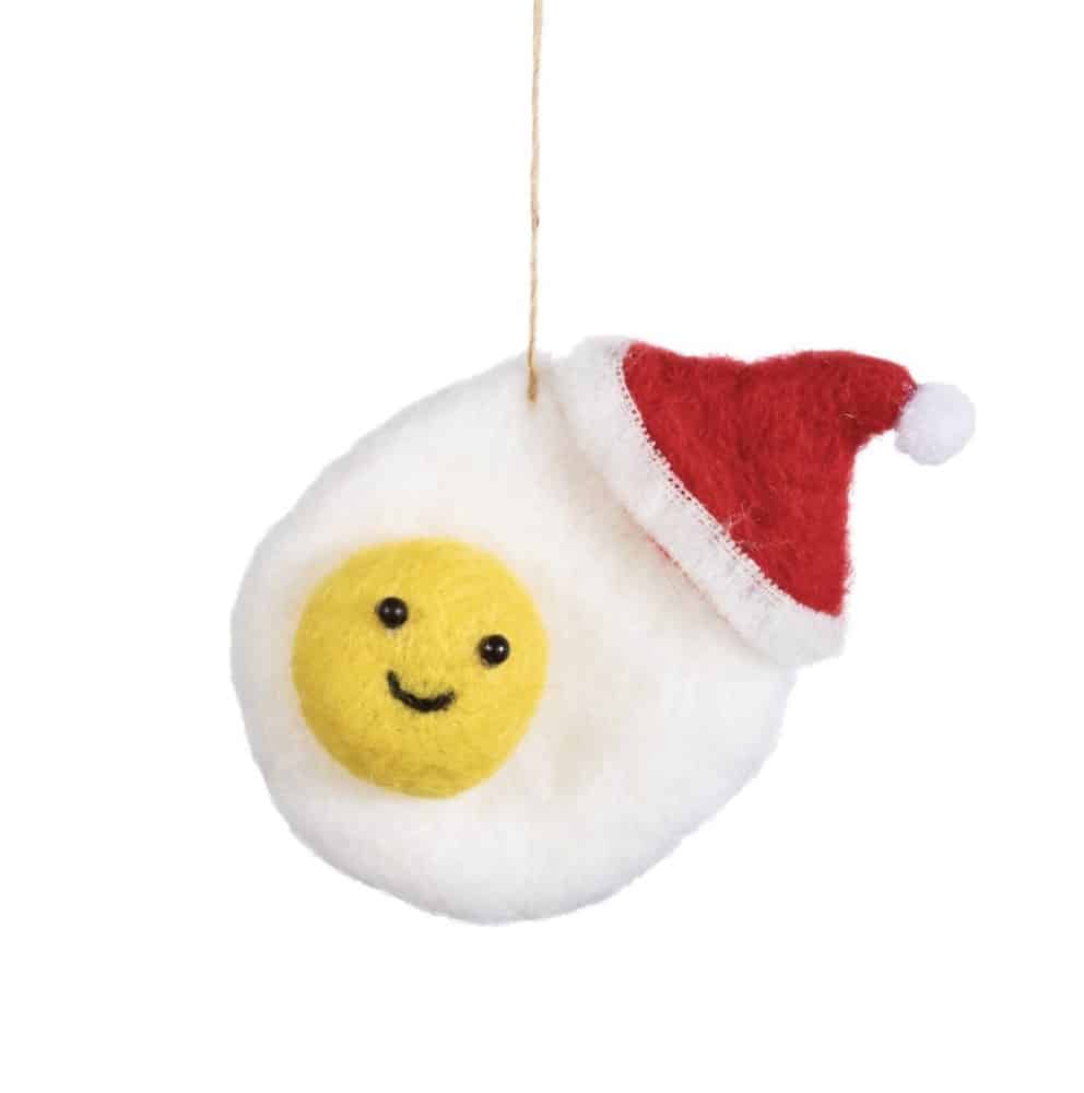 Happy Fried Egg Hanging Decoration - Image 2