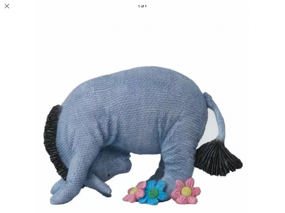 Disney Classic Winnie The Pooh Eeyore (Head Bowed) Figurine - Enesco