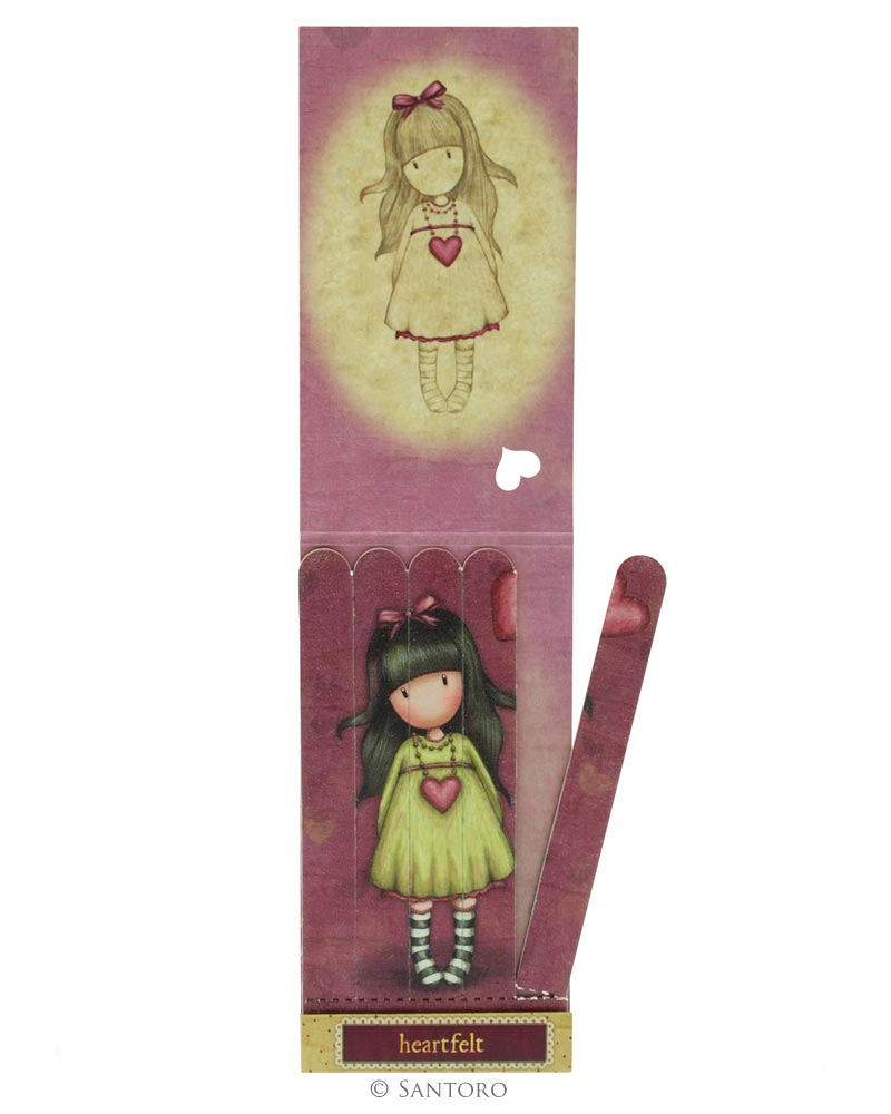 Gorjuss Heartfelt Emery Boards