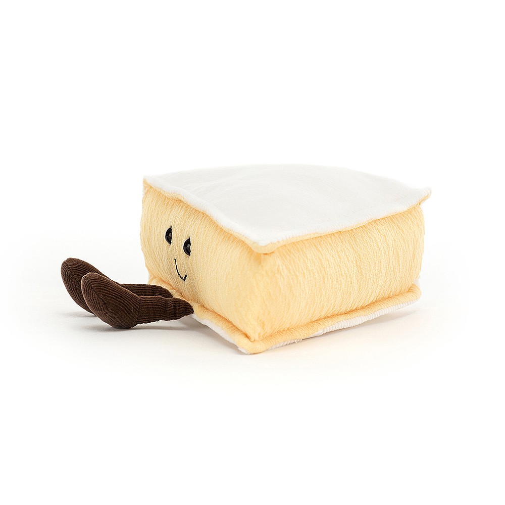 Jellycat Amuseables Brie Cheese, 9x22 cm - Image 2
