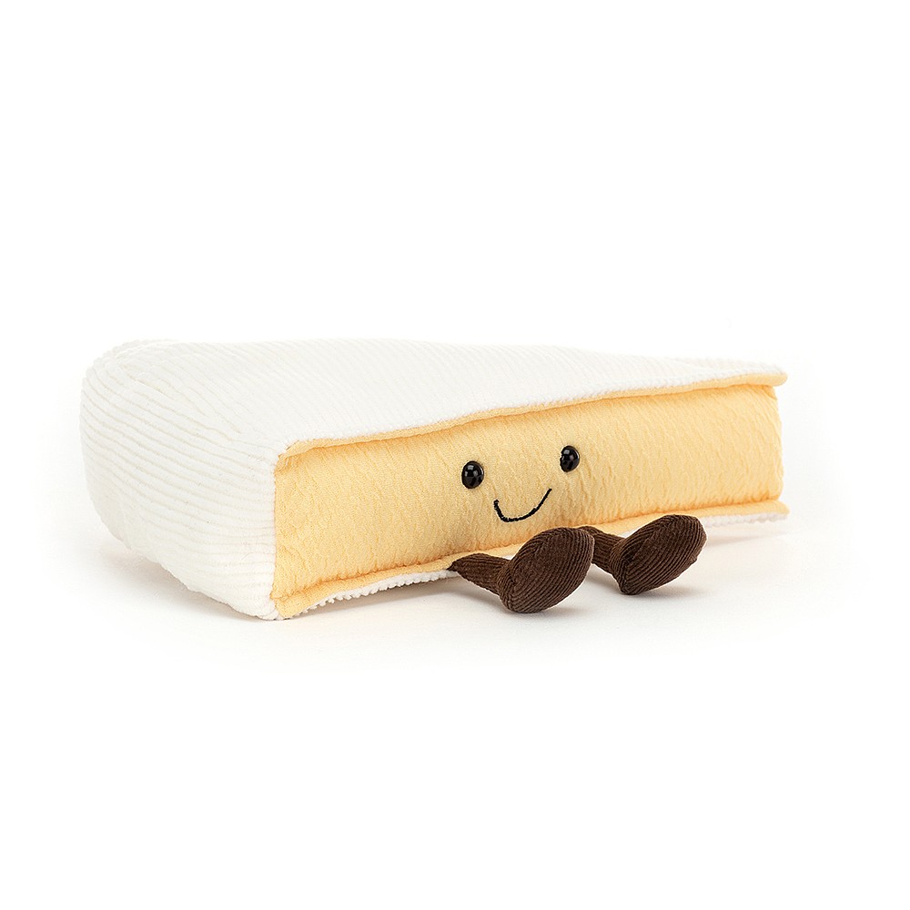 Jellycat Amuseables Brie Cheese, 9x22 cm