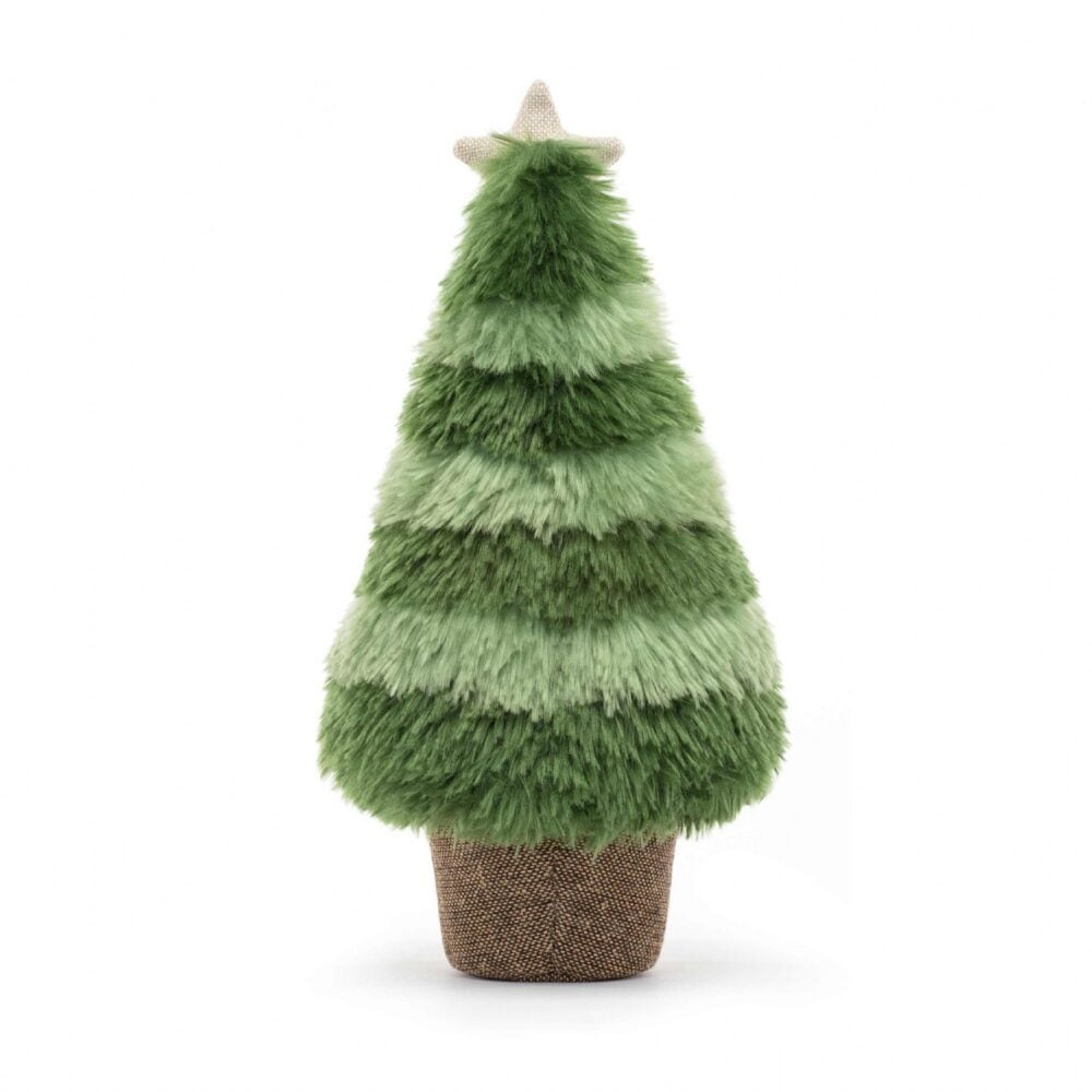 Jellycat Amuseables Nordic Spruce Christmas Tree - Small, 27x12cm - Image 3