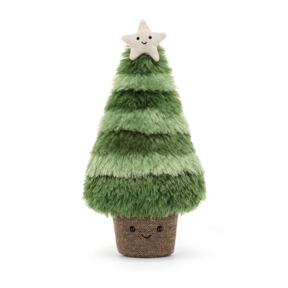 Jellycat Amuseables Nordic Spruce Christmas Tree - Small, 27x12cm - Image 4