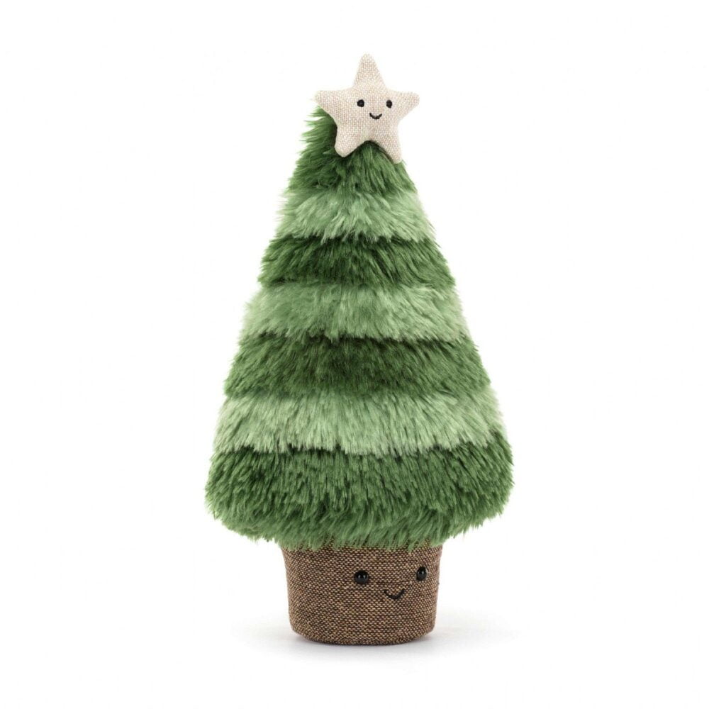 Jellycat Amuseables Nordic Spruce Christmas Tree - Small, 27x12cm