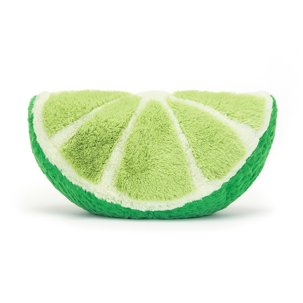 Jellycat Amuseables Lime Fruit - Large,18x25cm - Image 3