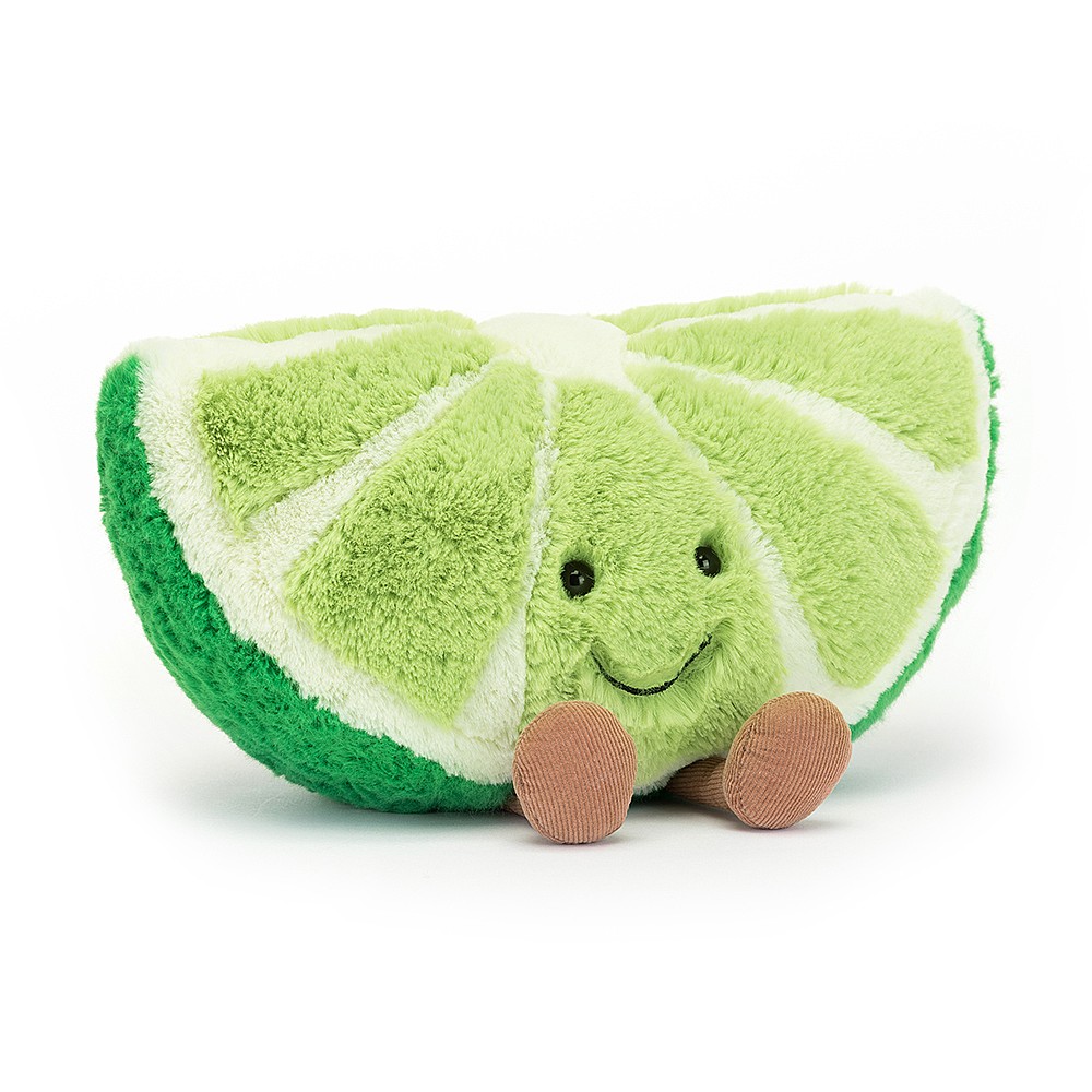Jellycat Amuseables Lime Fruit - Large,18x25cm