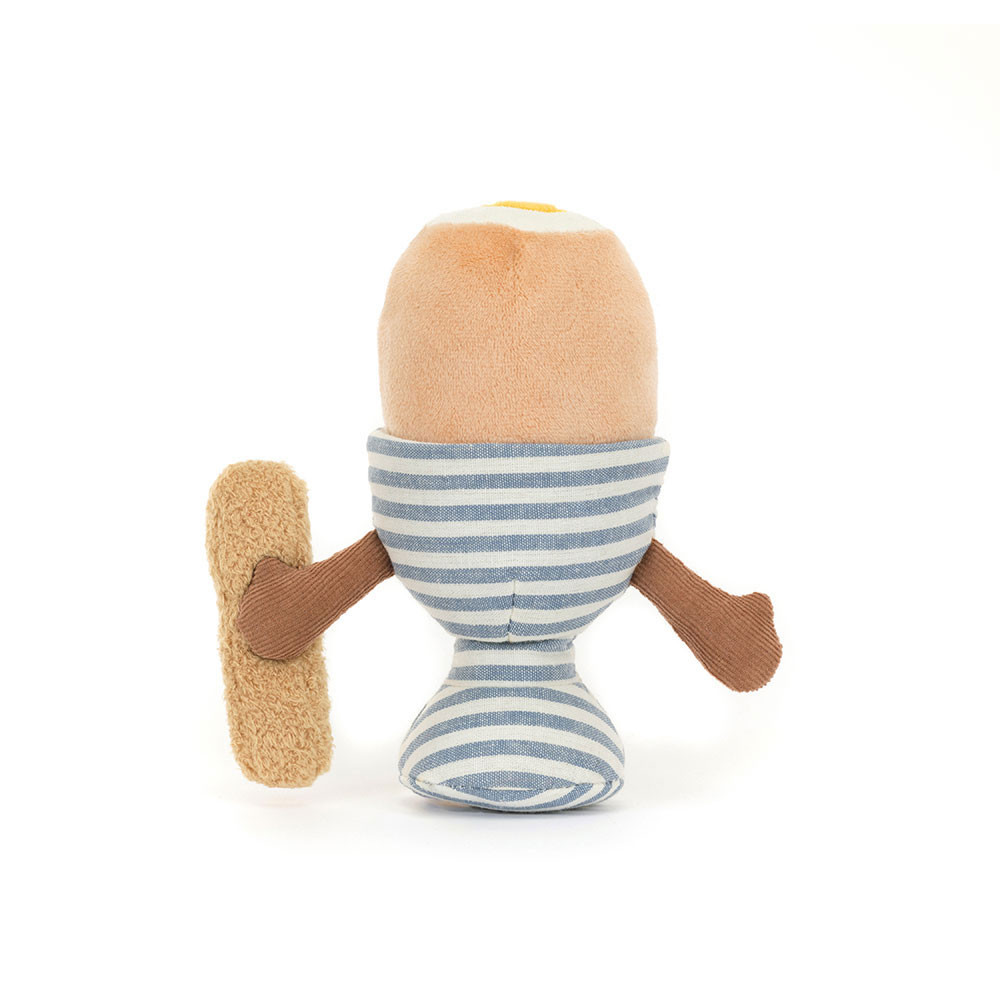 Jellycat Amuseables Eggetha Egg & Lance Soldier - 16cm x 12cm x 6cm - Image 2
