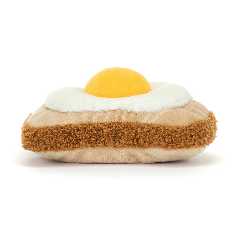 Jellycat Amuseables Egglantine Egg On Toast - 12cm x 16cm x 12cm - Image 3