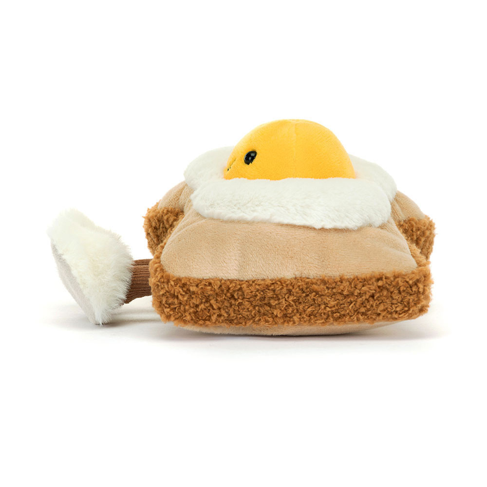 Jellycat Amuseables Egglantine Egg On Toast - 12cm x 16cm x 12cm - Image 2