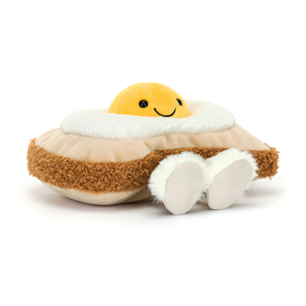 Jellycat Amuseables Egglantine Egg On Toast - 12cm x 16cm x 12cm